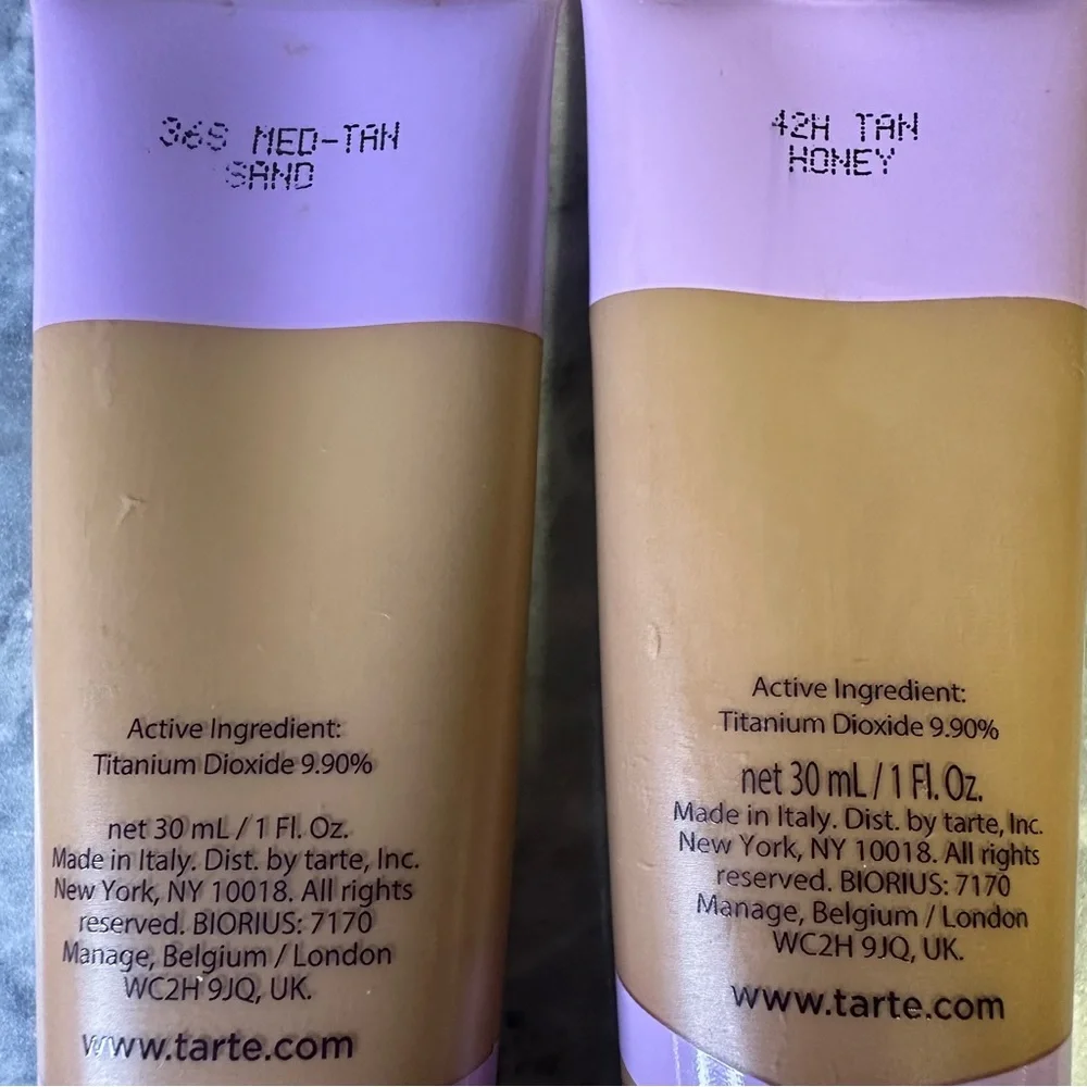 tarte 100% authentic